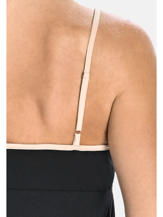 Teyli Teyli Koszula nocna 471 Czarny Regular Fit