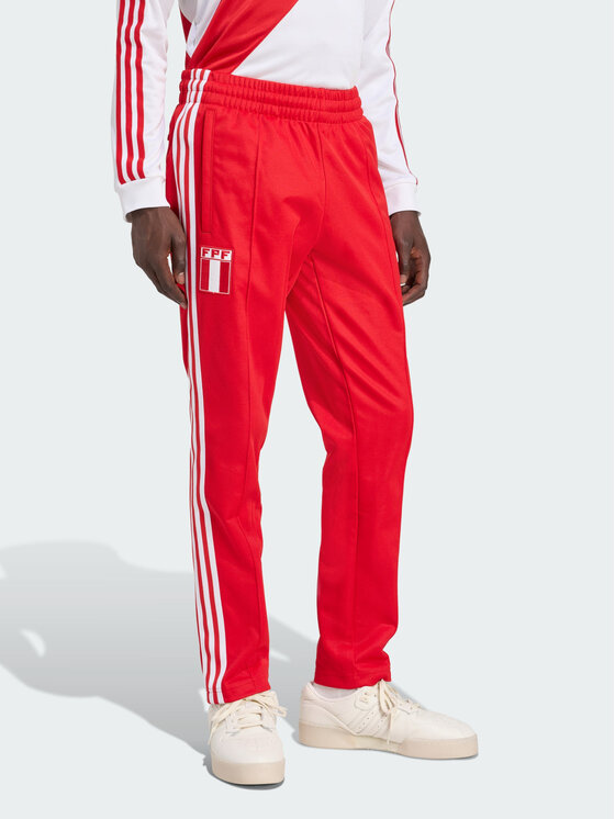 adidas adidas Spodnie dresowe 157087 Czerwony Slim Fit