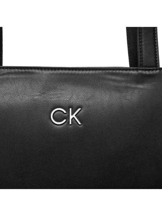 Calvin Klein Calvin Klein Ročna torba Re-Lock Seasonal Shopper Lg K60K611334 Črna