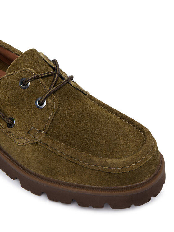 Clarks Clarks Pusbačiai Cleyhill Boat 26327952 Žalia