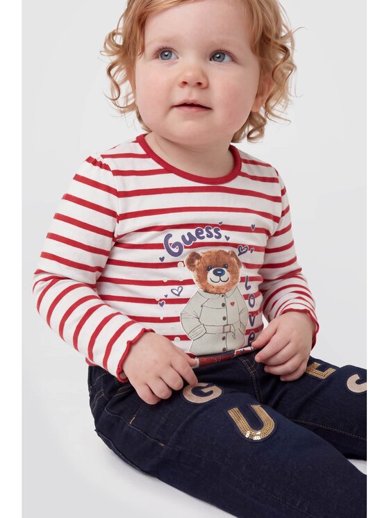 Guess Kids Guess Kids T-Shirt 185346 Červená Classic Fit