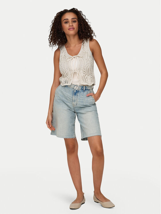 ONLY ONLY Top Lizzy 15343882 Beež Regular Fit