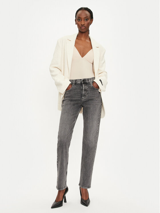 REPLAY Replay Jeansy WB461 .000.613 759 Szary Straight Fit