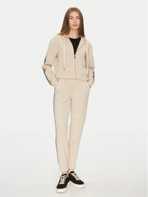 Guess Guess Teplákové kalhoty W5RB00 KBYE2 Écru Regular Fit