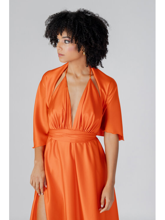 Sol Wears Women Sol Wears Women Coprispalle TINTA UNITA Arancione Regular Fit