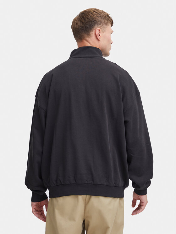 Solid Solid Bluză Ilham 21108129 Negru Relaxed Fit