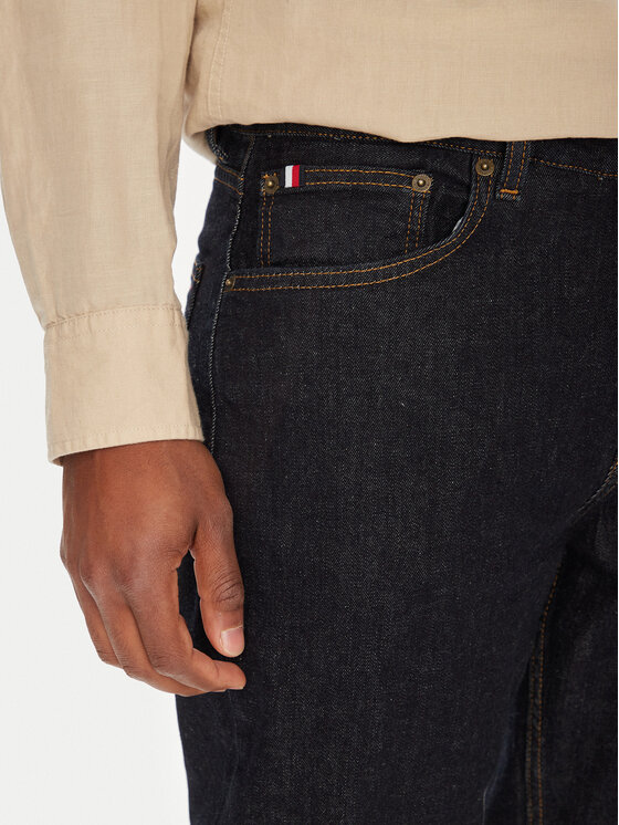 Tommy Hilfiger Tommy Hilfiger Džínsy Denton MW0MW39649 Tmavomodrá Straight Fit
