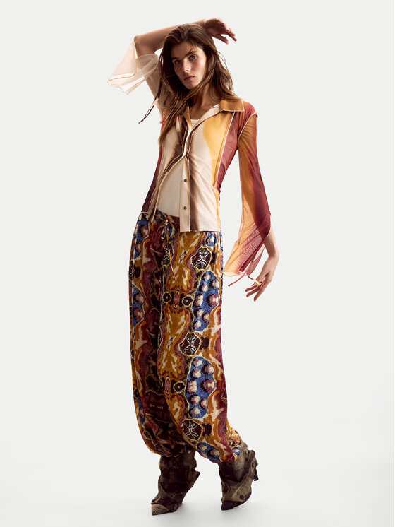 Desigual Desigual Marškiniai Lacroix 26SWTK28 Spalvota Regular Fit