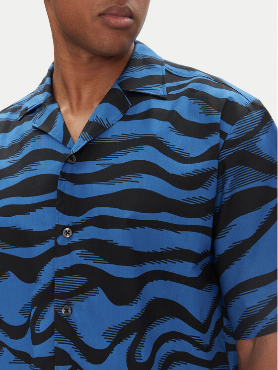 HUGO HUGO Särk Eligino 50539143 Sinine Relaxed Fit