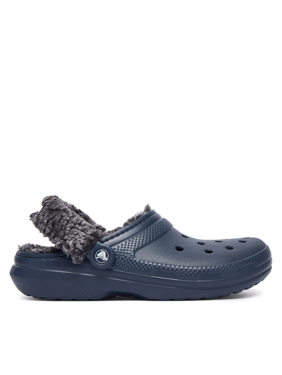 Crocs Crocs Шльопанці Classic Fleece Lined Clog Quartz 211396 Cиній