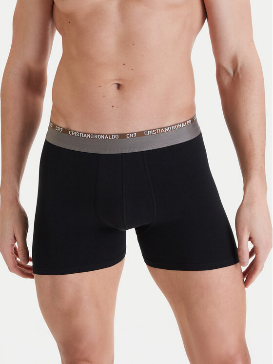 Cristiano Ronaldo CR7 Set de boxeri 8100-49 Negru