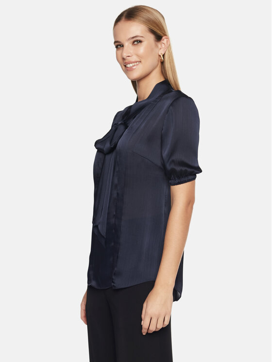 L’AF L’AF Bluzka Zorin Granatowy Regular Fit