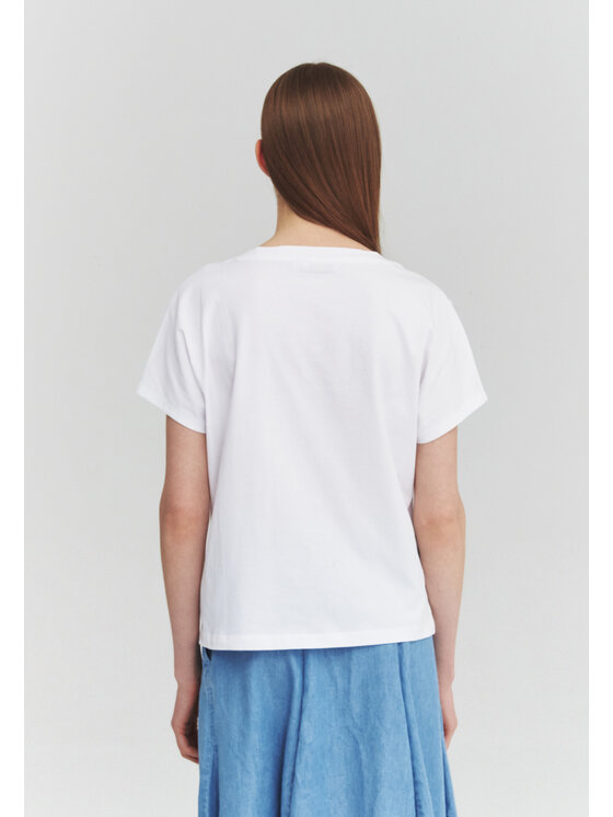 TATUUM TATUUM T-Shirt NILS 1 Biały Classic Fit