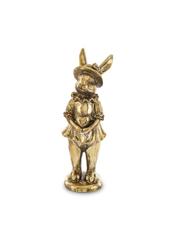 MIAhome MIAhome Figurka króliczka MALJUNA-3 złota Złoty