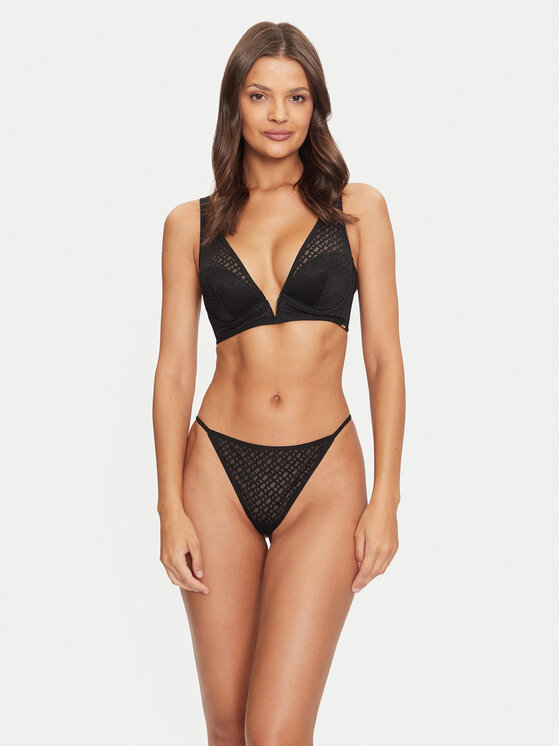 BOSS Boss Bralette krūšturis 50520390 Melns