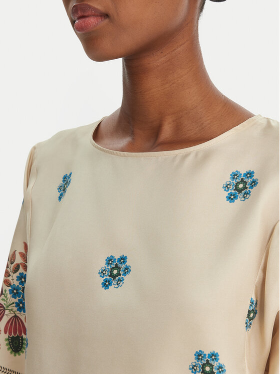 Weekend Max Mara Weekend Max Mara Bluse Samba 2615111062 Écru Loose Fit