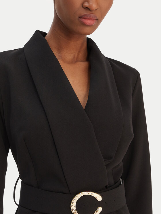 Rinascimento Rinascimento Coctailkleid CFC0126777003 Schwarz Slim Fit