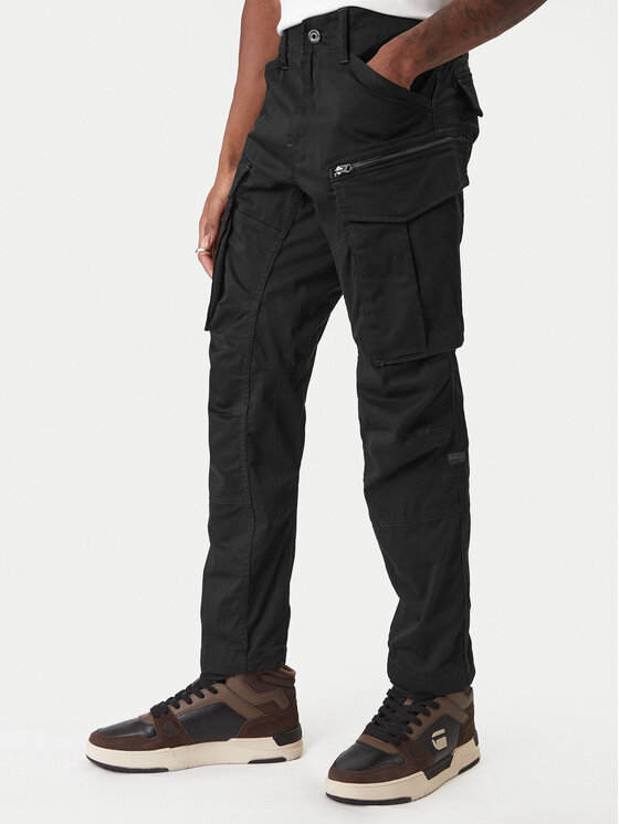 G-Star Raw G-Star Raw Текстилни панталони Rovic D02190-5126 Черен Regular Fit