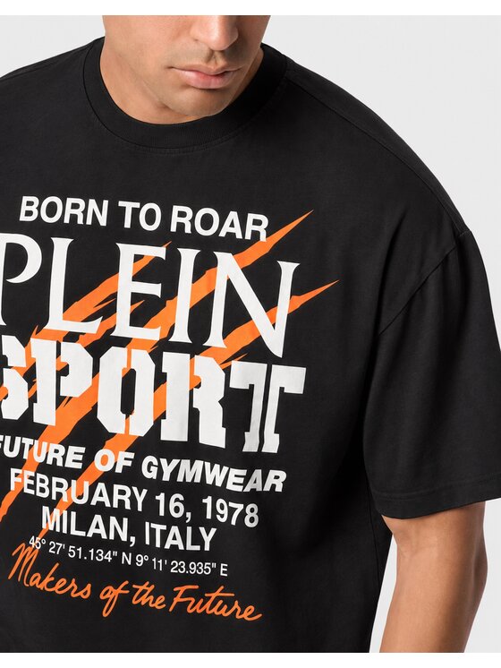 Plein Sport Plein Sport T-Shirt 32331 Czarny Regular Fit