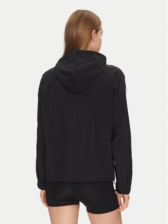 adidas adidas Jakna protiv vjetra Essentials 3-Stripes JE1312 Crna Regular Fit