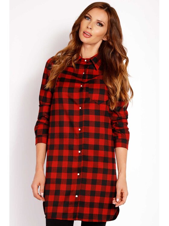 Awama Awama Camicia L002 Rosso Basic Fit