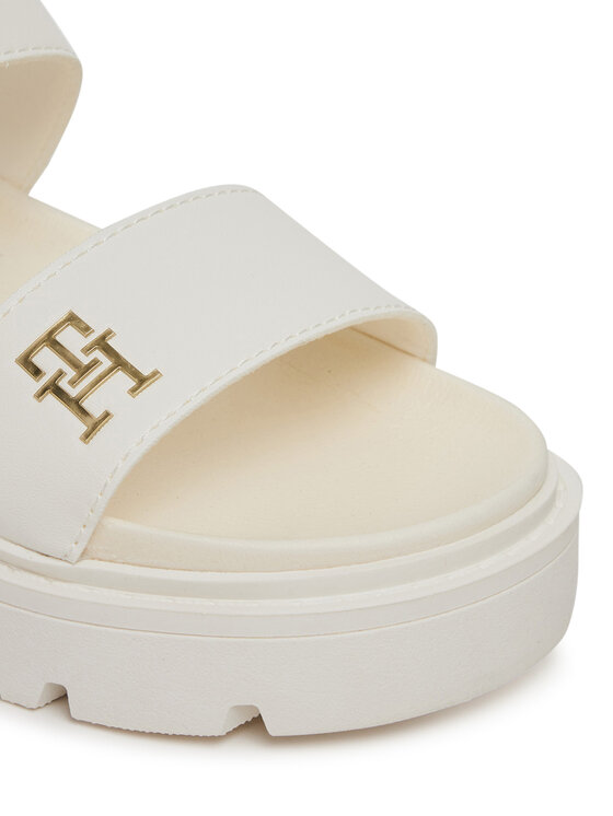 Tommy Hilfiger Tommy Hilfiger Sandały T3A2-33785-0326 S Écru