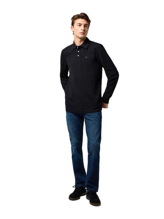 Wrangler Wrangler Jeansy 112371372 Granatowy Slim Fit