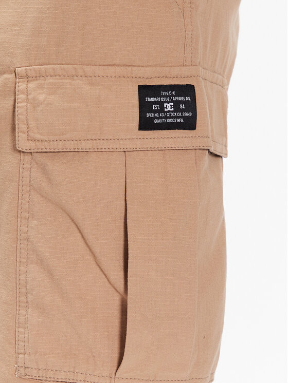 DC DC Шорти от плат Tundra ADYWS03068 Бежов Regular Fit