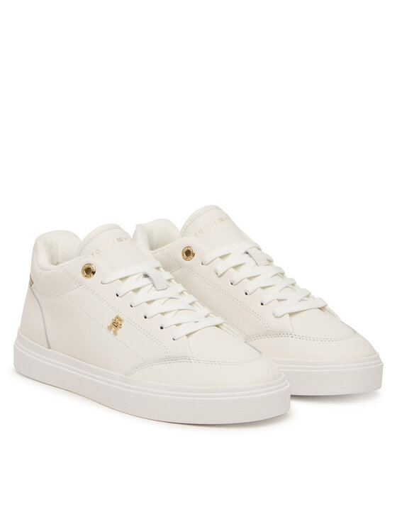 Tommy Hilfiger Tommy Hilfiger Sneakersy Th Chic Cupsole Mc FW0FW09595 Biały