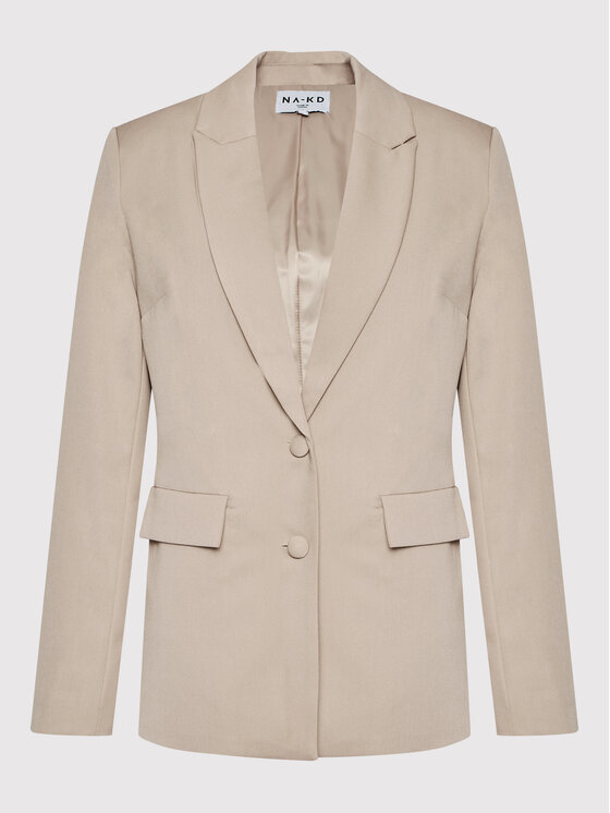 NA-KD NA-KD Giacca da abito Basic 1018-008348-1844-581 Beige Oversize