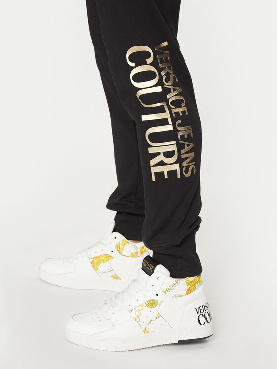 Versace Jeans Couture Versace Jeans Couture Donji dio trenerke 78GAAT05 Crna Regular Fit