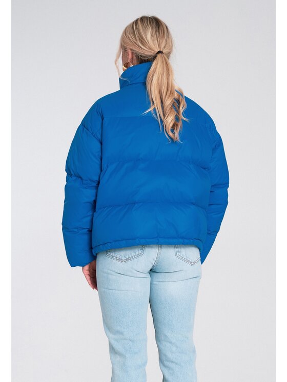 FIGL FIGL Vatovaná bunda M1233 Modrá Regular Fit