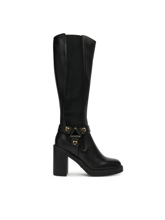 LOVE MOSCHINO LOVE MOSCHINO Kozačky JA2608AG0NIA0000 Černá