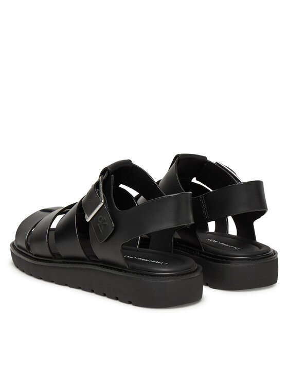 Calvin Klein Jeans Calvin Klein Jeans Sandały Sq Molded Sdl Fisherman Mg Wn YW0YW01700 Czarny