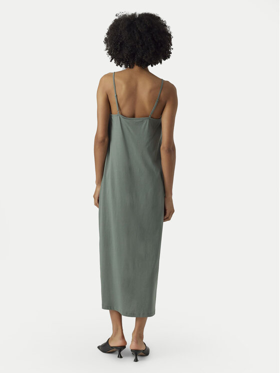 Vero Moda Vero Moda Letní šaty Luna 10286077 Zelená Regular Fit