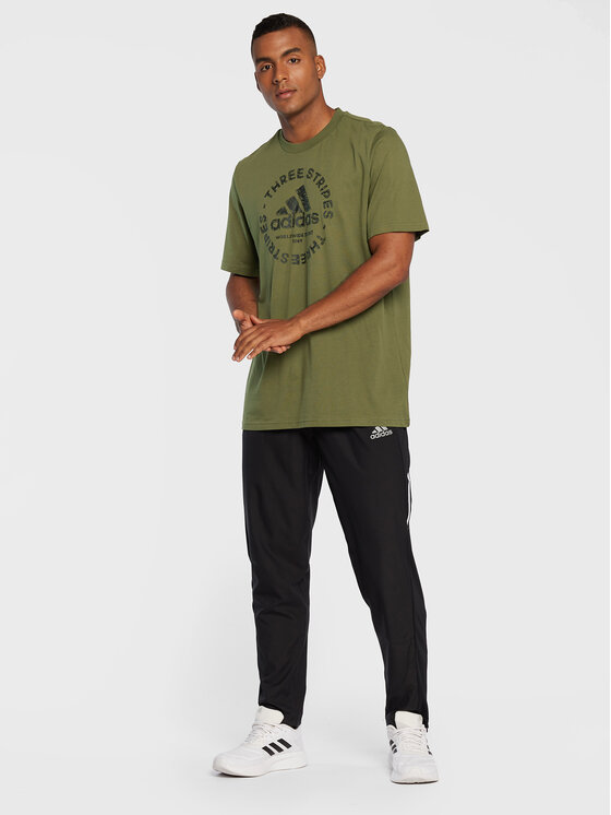 T-shirt HK6766 Verde Regular Fit