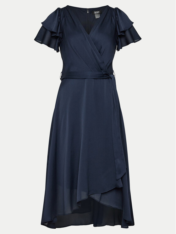 DKNY Rochie cocktail DD4AQ571 Bleumarin Regular Fit