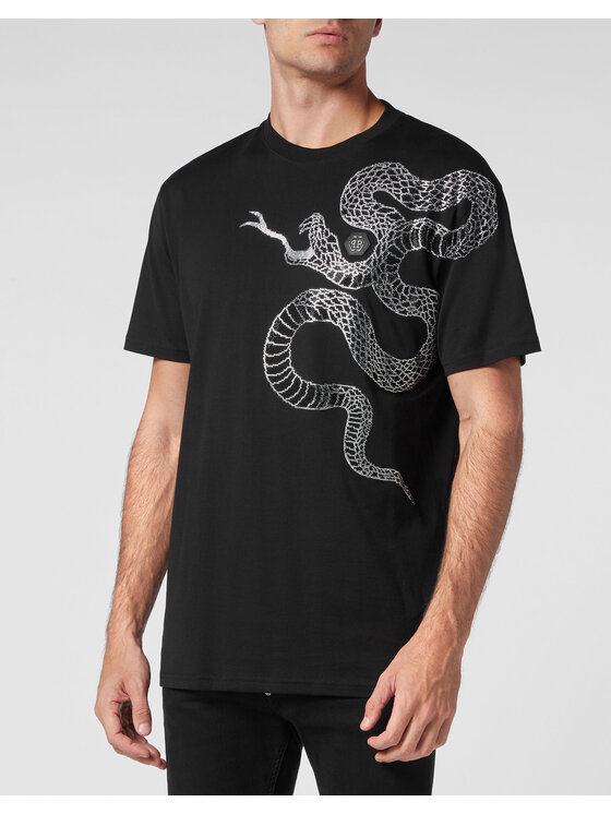 PHILIPP PLEIN PHILIPP PLEIN T-Shirt 22843 Černá Regular Fit