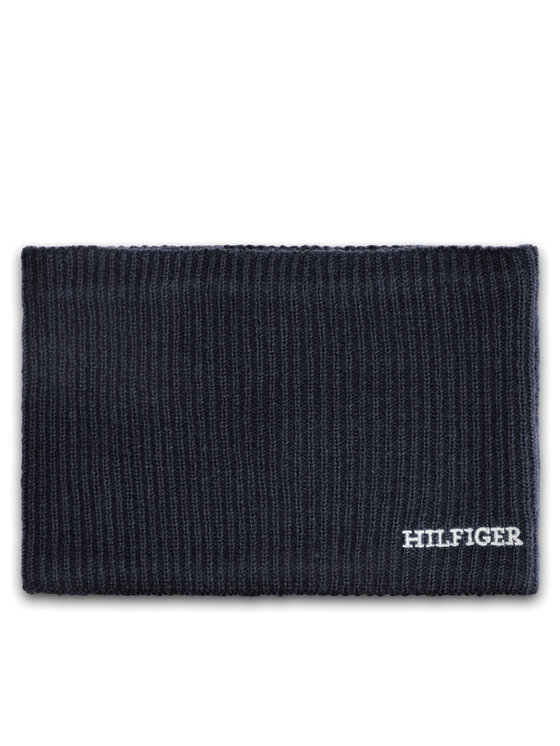 Tommy Hilfiger Tommy Hilfiger Set căciulă și fular tip guler AU0AU01938 Bleumarin