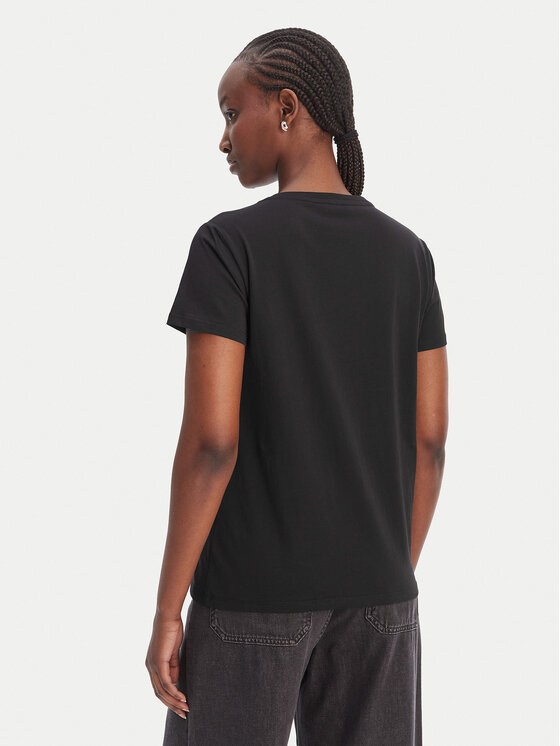 Liu Jo Sport Liu Jo Sport T-särk TA6252 JS923 Must Regular Fit