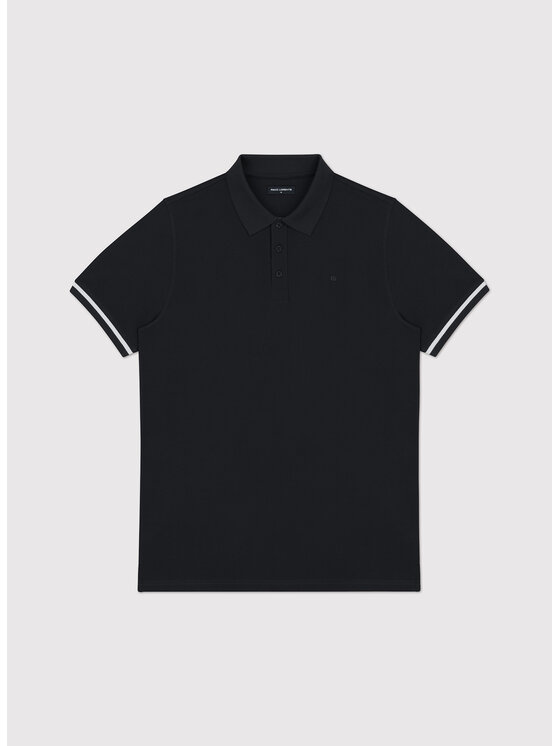 Pako Lorente Pako Lorente Polo P26WN-TX-007 Czarny Regular Fit