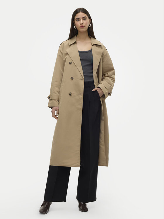 Vero Moda Vero Moda Trenčkot Chloe 10300263 Béžová Regular Fit