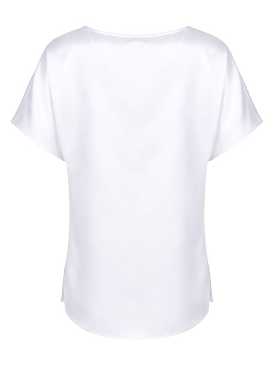 Cat&Cat Cat&Cat T-Shirt silk satin Bílá Regular Fit