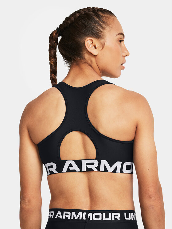 Under Armour Under Armour Sutien sport Ua Hg Authentics Mid Branded 1383544-001 Negru Compression Fit