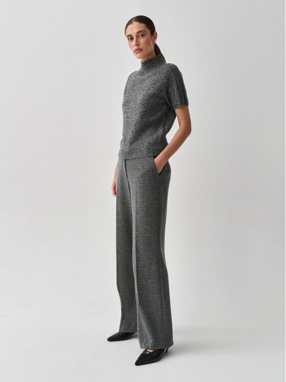 TATUUM TATUUM Svetr LENO Šedá Classic Fit