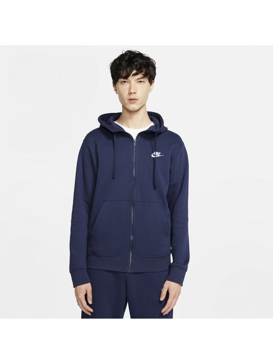 Nike Nike Felpa Sportswear Club Fleece Blu Regular Fit