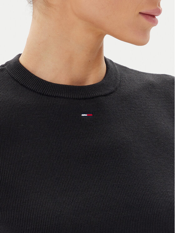 Tommy Jeans Tommy Jeans Maglione Essential DW0DW19336 Nero Regular Fit