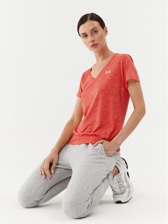 Under Armour Under Armour Tričko Tech Ssv - Twist 1258568 Červená Loose Fit