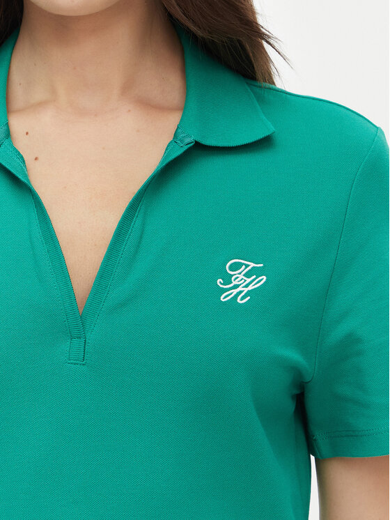 Tommy Hilfiger Tommy Hilfiger Vestito da giorno 1985 WW0WW48749 Verde Regular Fit