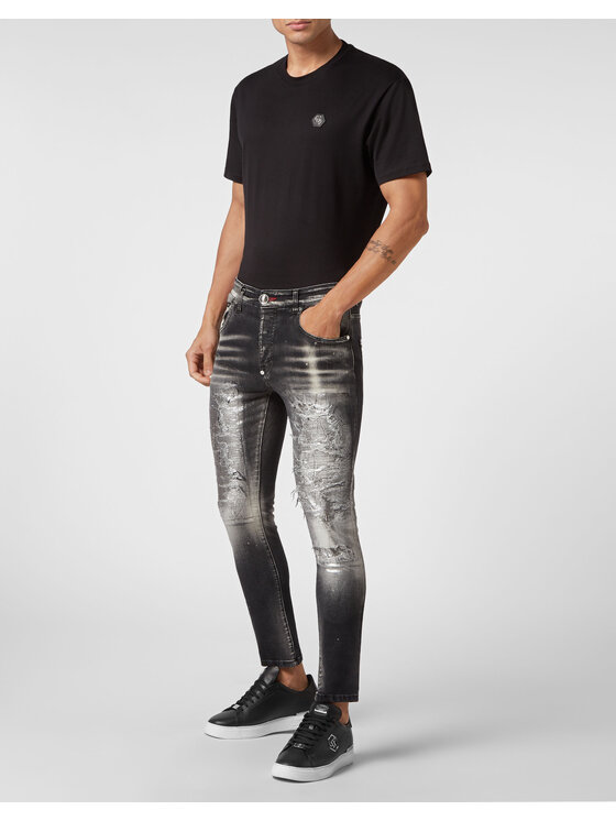 PHILIPP PLEIN PHILIPP PLEIN Jeansy 659 Czarny Skinny Fit